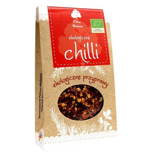 Chilli płatki BIO 30g DARY NATURY