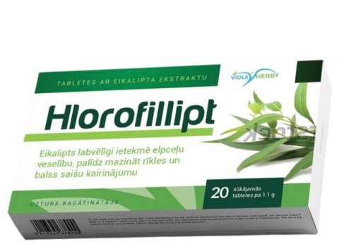 Chlorofillipt tabletki z eukaliptusa 20 szt. VIOLA HERB