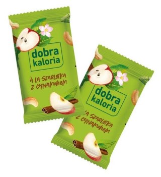 DOBRA KALORIA Mini batoniki a'la szarlotka z cynamonem z nerkowców (6x17g) KUBARA