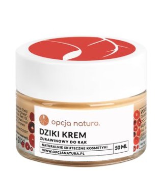 Dziki krem żurawinowy do rąk 50ml OPCJA NATURA