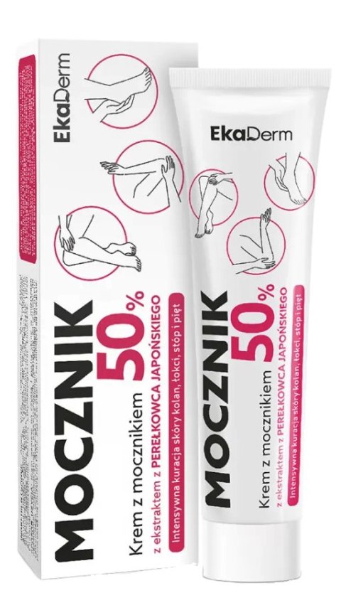 EkaMedica Krem z mocznikiem 50% z perełkowcem 30ml EkaDerm