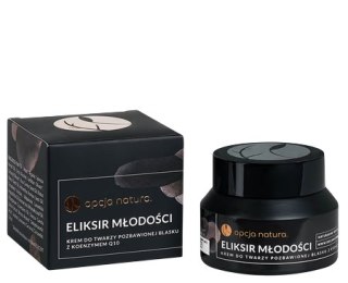 Eliksir młodości 50ml OPCJA NATURA - krem do twarzy pozbawionej blasku z koenzymem Q10