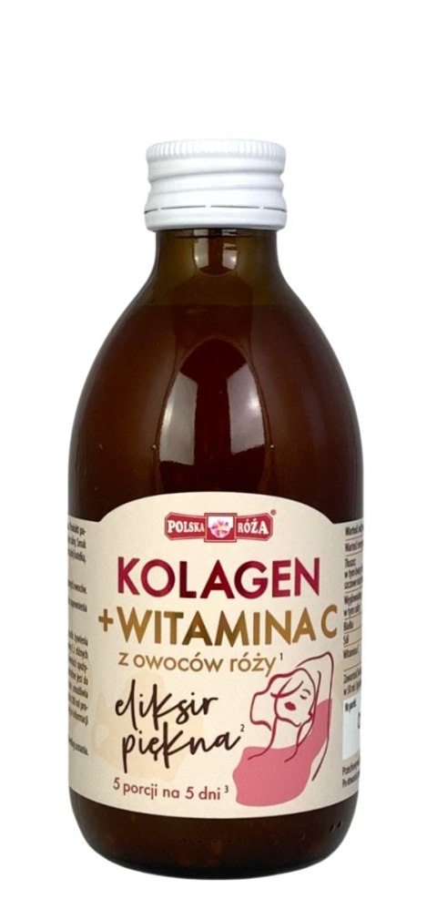 Eliksir piękna kolagen + witamina C napój 250ml POLSKA RÓŻA
