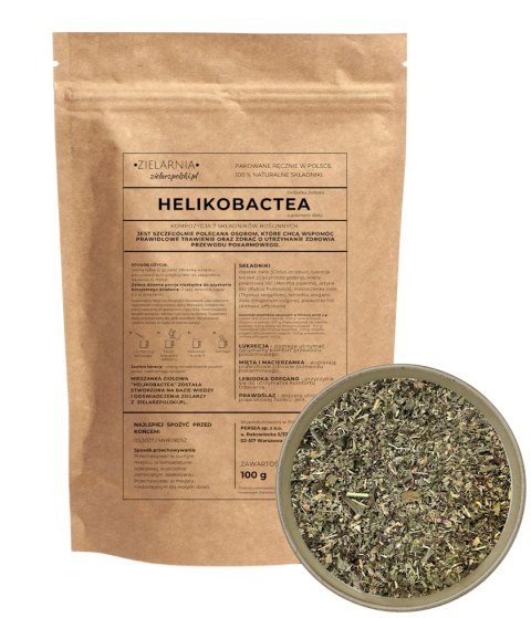 Helikobactea - herbatka ziołowa 100g ZIELARZPOLSKI.PL