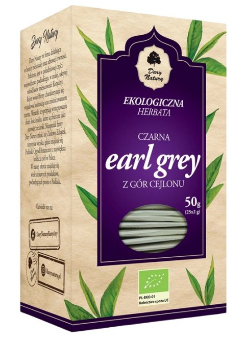 Herbata Czarna Earl Grey fix BIO 25*2g DARY NATURY