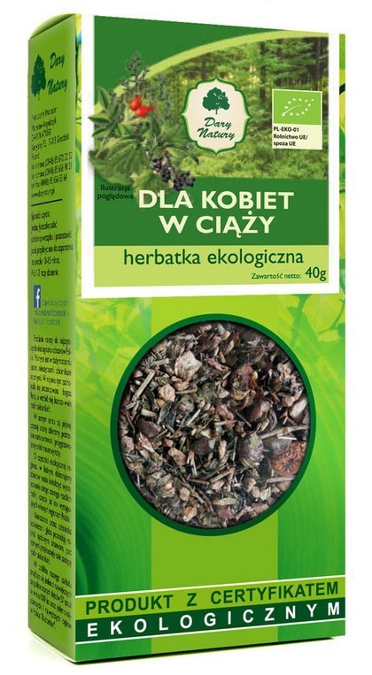 Herbatka Dla kobiet w ciąży BIO 40g DARY NATURY
