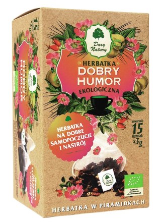 Herbatka Dobry Humor w piramidkach BIO 15*3g DARY NATURY