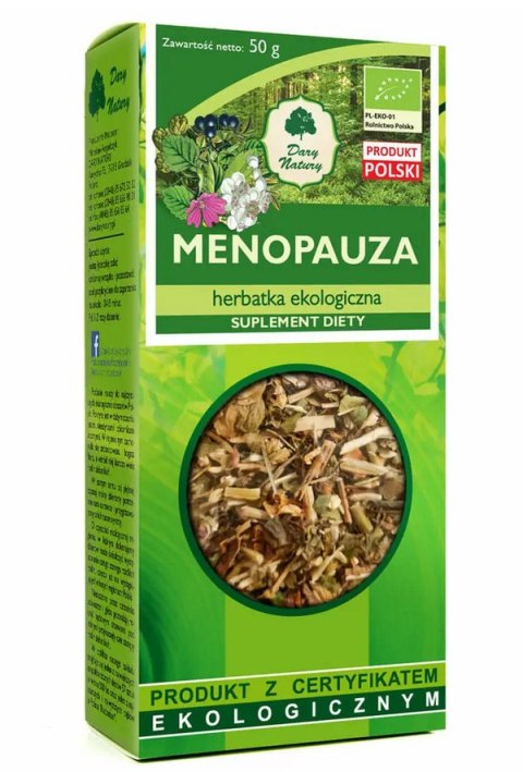 Herbatka Menopauza BIO 50g DARY NATURY