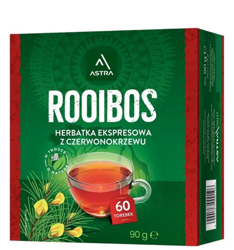 ROOIBOS herbatka z czerwonokrzewu 60*1,5g ASTRA