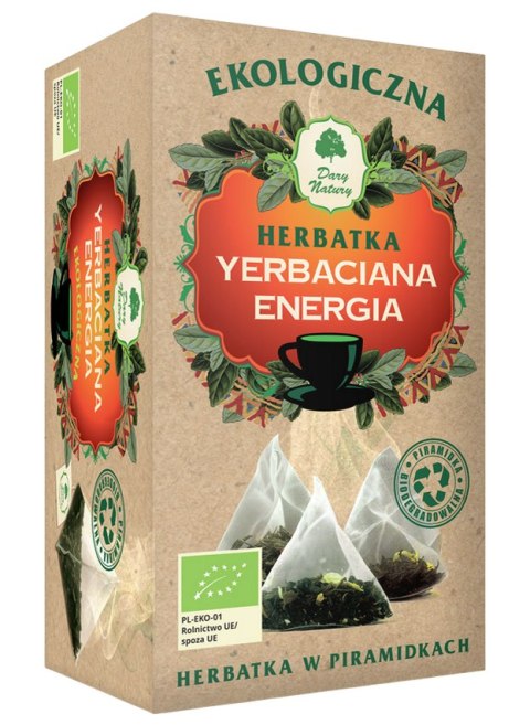 Herbatka Yerbaciana energia piramidki BIO 15*1,5g DARY NATURY