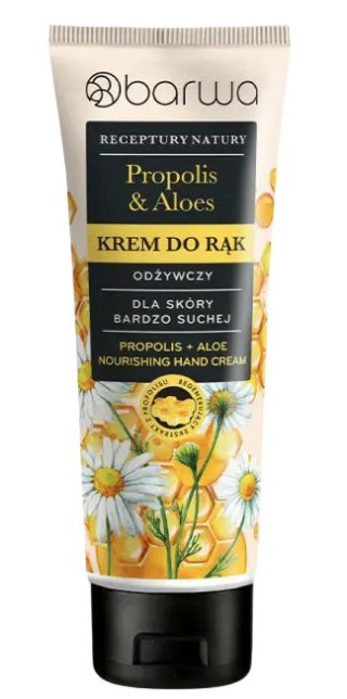 Krem do rąk propolis & aloes odżywczy 100ml BARWA RECEPTURY NATURY