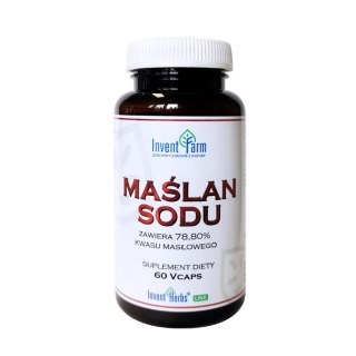 Maślan sodu 350mg, 60 vcaps. INVENT FARM