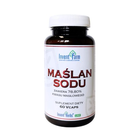 Maślan sodu 350mg, 60 vcaps. INVENT FARM