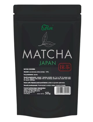 Matcha Japońska codzienna 50g FLOS