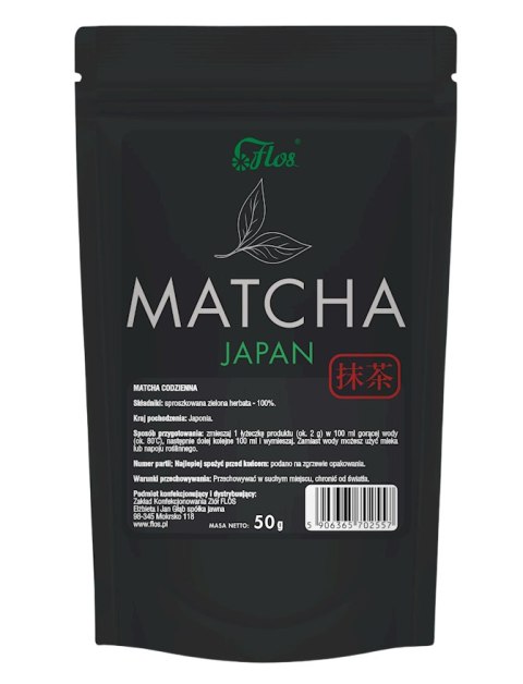 Matcha Japońska codzienna 50g FLOS
