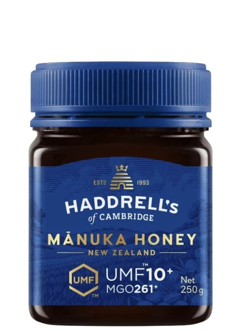 Miód Manuka UMF10+ MGO261+ 250g HADDRELL'S OF CAMBRIDGE