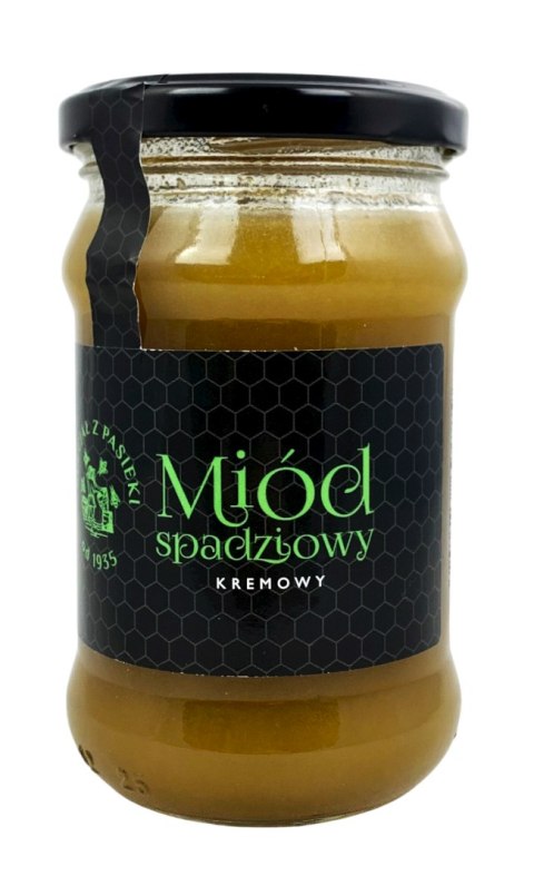 Miód kremowy spadziowy 380g SPECJAŁ Z PASIEKI