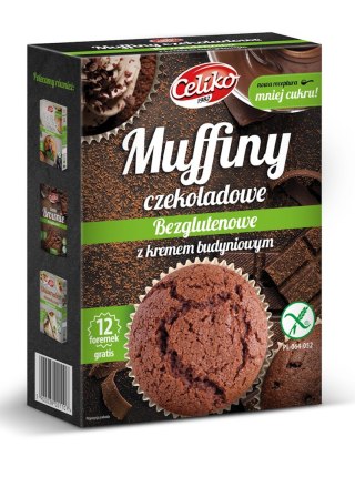 Muffiny czekoladowe z kremem budyniowym mieszanka bezglutenowa 310g CELIKO