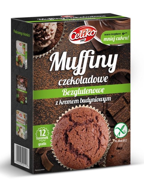 Muffiny czekoladowe z kremem budyniowym mieszanka bezglutenowa 310g CELIKO