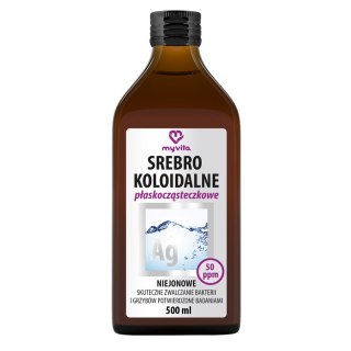 MyVita Srebro koloidalne płaskocząsteczkowe niejonowe 50ppm 500ml