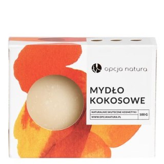 Mydło kokosowe w kostce 100g OPCJA NATURA