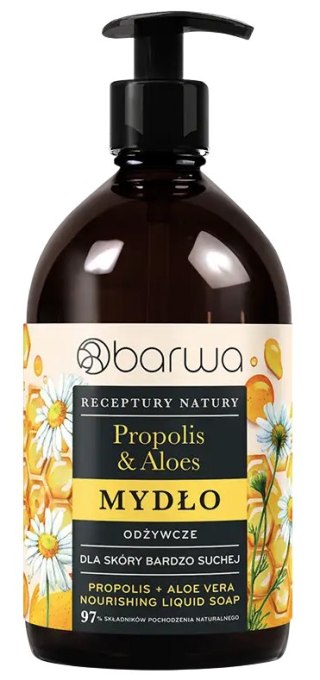 Mydło w płynie propolis & aloes odżywcze 480ml BARWA RECEPTURY NATURY