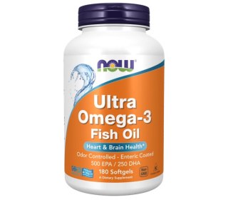 NOW FOODS Ultra Omega-3 500 EPA / 250 DHA, 180sgels.