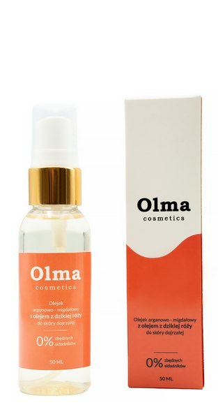 OLMA COSMETICS Olejek arganowo-migdałowy z olejem z dzikiej róży do skóry dojrzałej 50ml