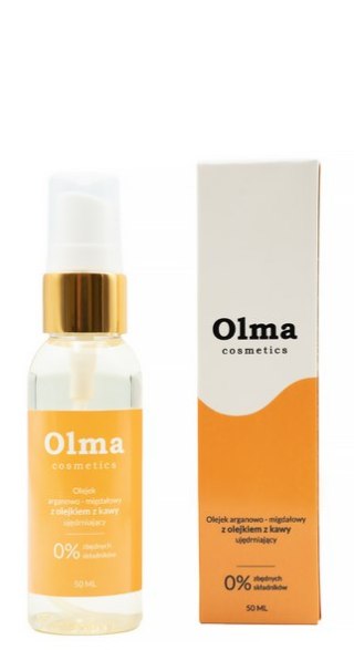 OLMA COSMETICS Olejek arganowo-migdałowy z olejem z kawy ujędrniający 50ml