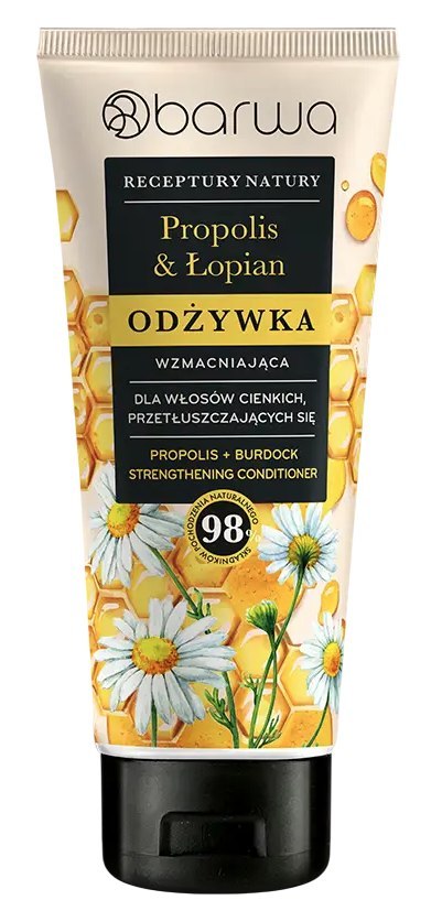 Odżywka propolis & łopian w tubie wzmacniająca 200ml BARWA RECEPTURY NATURY
