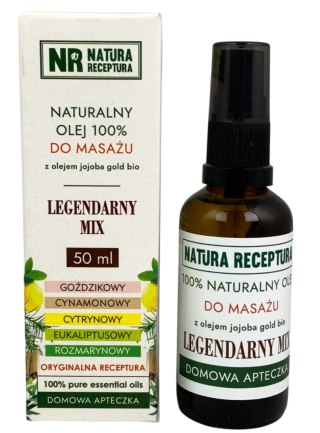 Olej do masażu legendarny mix z olejem jojoba 50ml NATURA RECEPTURA