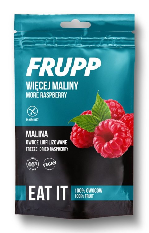 Owoce liofilizowane FRUPP malina bezglutenowe 15g CELIKO