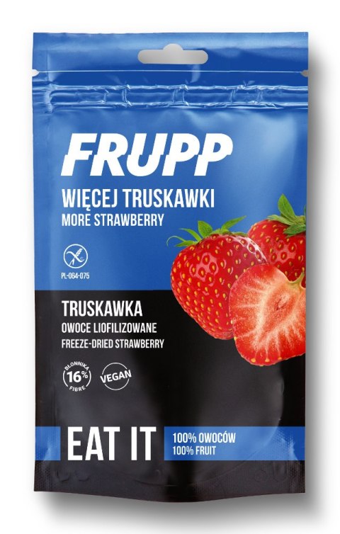 Owoce liofilizowane FRUPP truskawka bezglutenowe 13g CELIKO