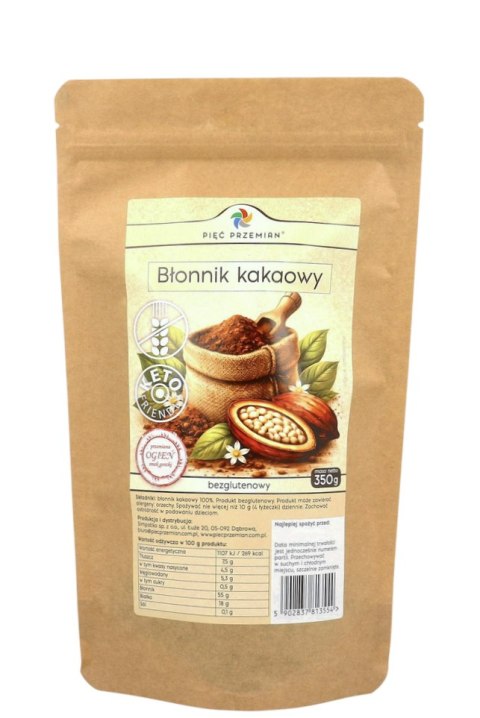 PIĘĆ PRZEMIAN Błonnik kakaowy bezglutenowy 350g