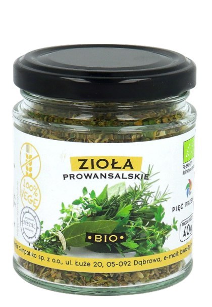 PIĘĆ PRZEMIAN Zioła prowansalskie bezglutenowe BIO 40g