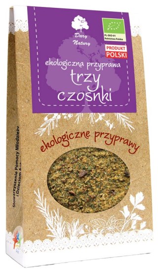 Przyprawa trzy czosnki BIO 50g DARY NATURY