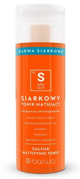 SIARKOWA Tonik siarkowy matujący 200ml BARWA