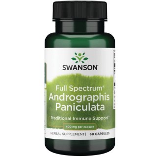 SWANSON Andrographis Paniculata 400mg, 60 kaps.