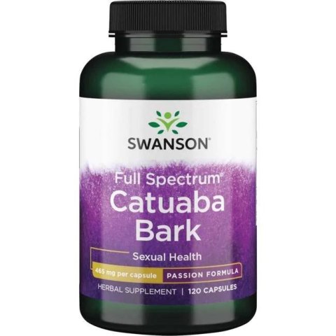 SWANSON Catuaba bark 465mg, 120 kaps.