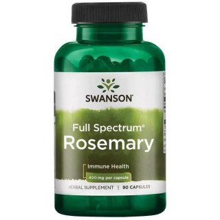 SWANSON Rozmaryn 400mg, 90 kaps.