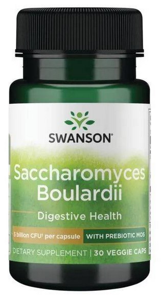 SWANSON Saccharomyces Boulardii 5mld 30 vcaps.