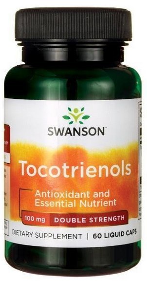 SWANSON Tocotrienols 100mg, 60sgels. - Tokotrienole