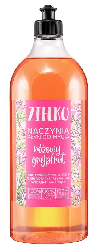 ZIELKO NACZYNIA Płyn do mycia Różowy Grejpfrut 1000ml