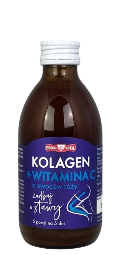 Zadbaj o stawy kolagen + witamina C napój 250ml POLSKA RÓŻA