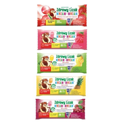 Zdrowy lizak Mniam-Mniam bez cukru witaminy 4+1 gratis STARPHARMA