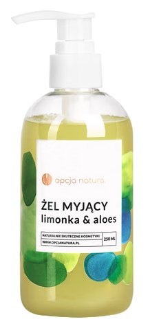 Żel myjący do ciała i twarzy limonka & aloes 250ml OPCJA NATURA
