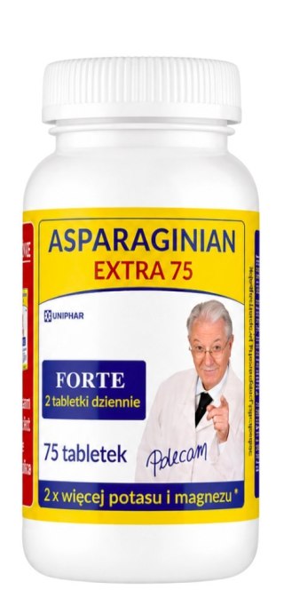 Asparaginian Extra 75 tabl. UNIPHAR