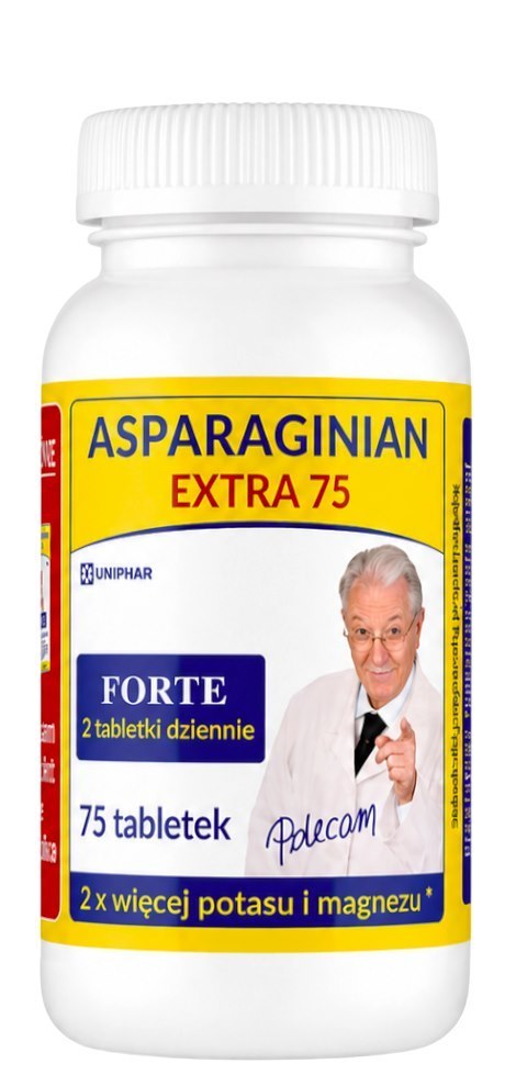 Asparaginian Extra 75 tabl. UNIPHAR
