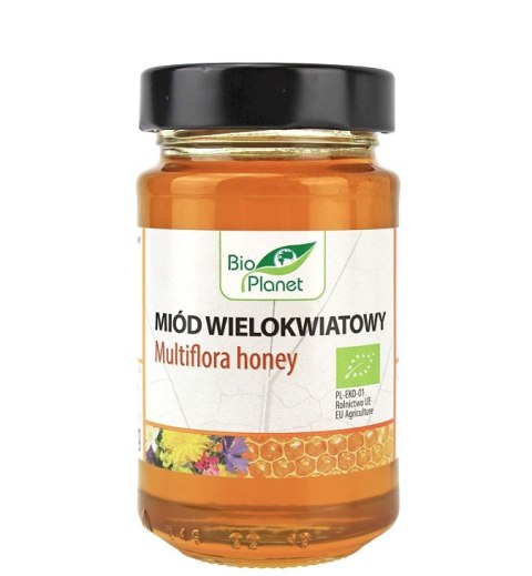 BIO PLANET Miód wielokwiatowy BIO 300g