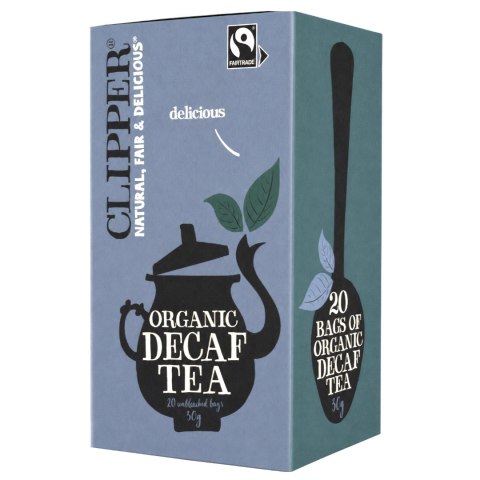 CLIPPER Herbata Czarna bezteinowa FAIR TRADE BIO 20*2,5g